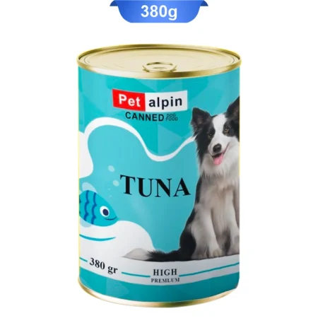 کنسرو سگ 380گرمی پت آلپین طعم Tuna