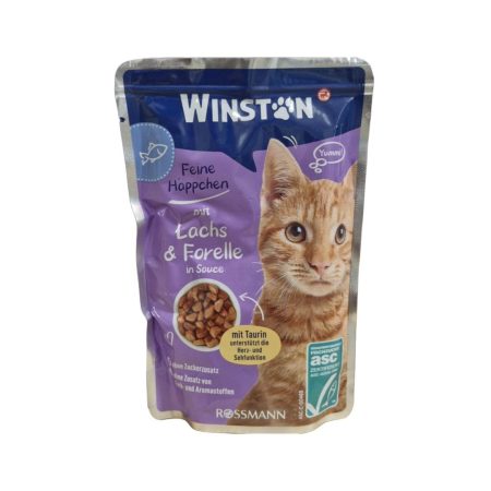 پوچ وینستون گربه طعم ماهی