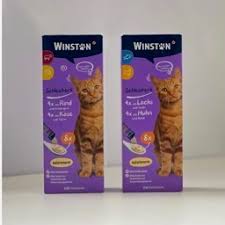 تشویقی بستنی گربه وینستون طعم پنیر 8 عددی